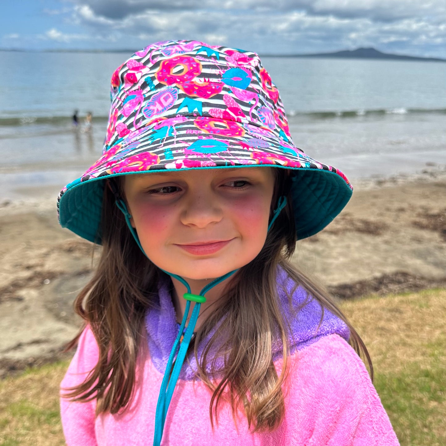 Wide Brim Summer Bucket Hat - OMG Donut