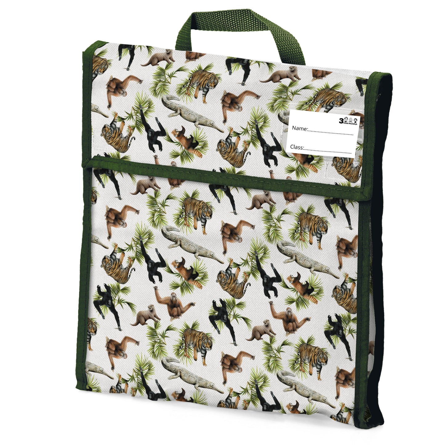 School Book Bag - Animals of Asia + Pencil Case/Toiletry Bag - Animals of Asia