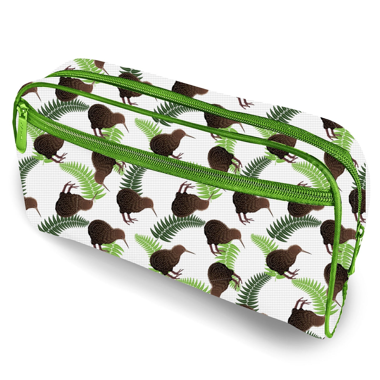 Pencil Case/Toiletry Bag - Kiwi + School Book Bag - Kiwi