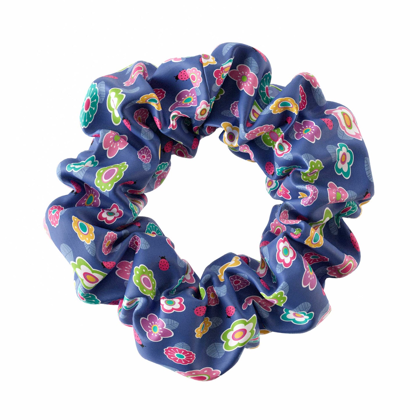 Scrunchie - Flower Lady Bug (due Nov)