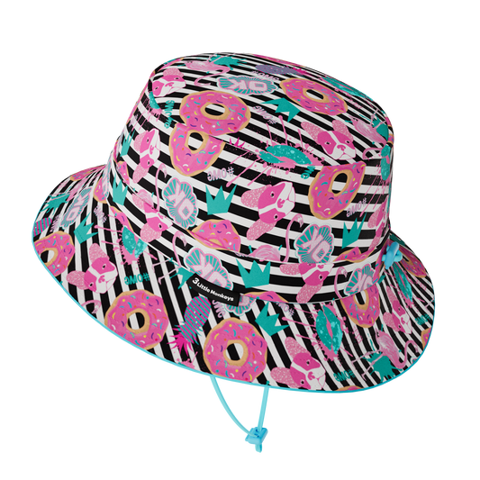 Wide Brim Summer Bucket Hat - OMG Donut