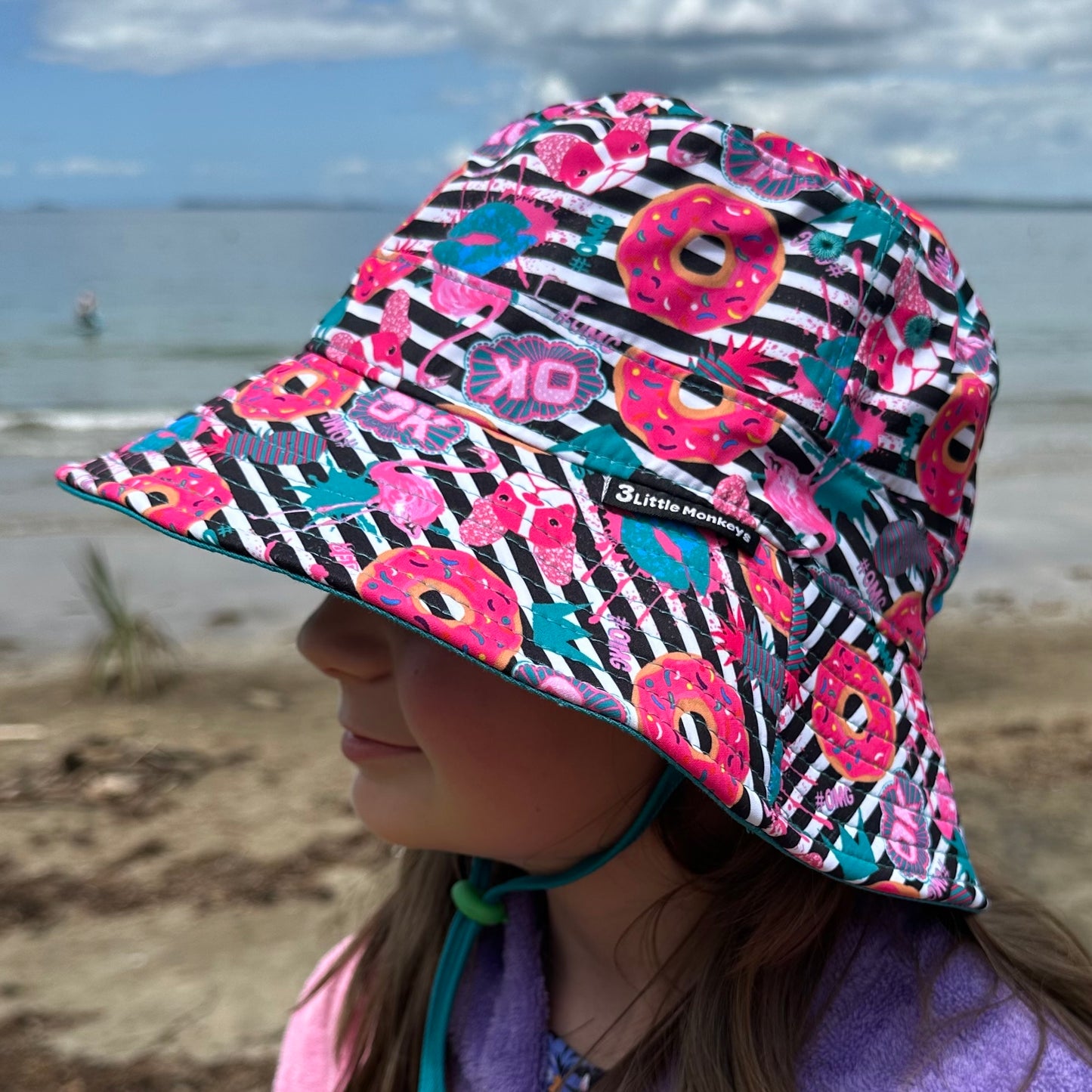 Wide Brim Summer Bucket Hat - OMG Donut