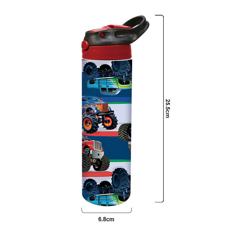 Stainless Steel Insulated Drink Bottle 590ml (20oz) - Monster Truck