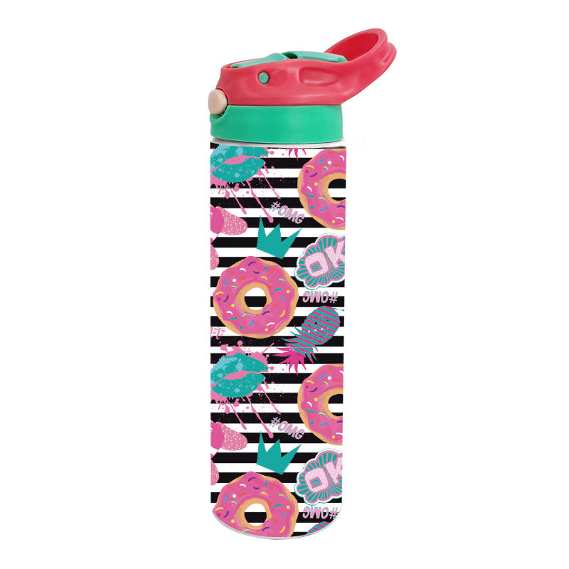 Stainless Steel Insulated Drink Bottle 590ml (20oz) - OMG Donut