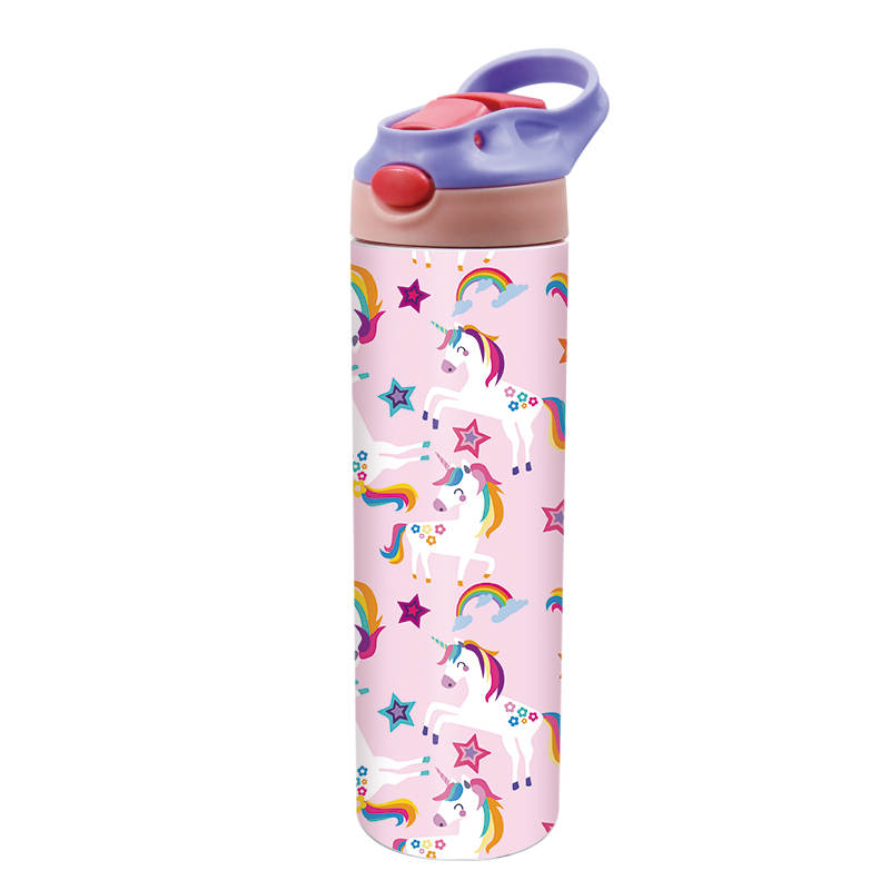 Stainless Steel Insulated Drink Bottle 590ml (20oz) - Unicorn