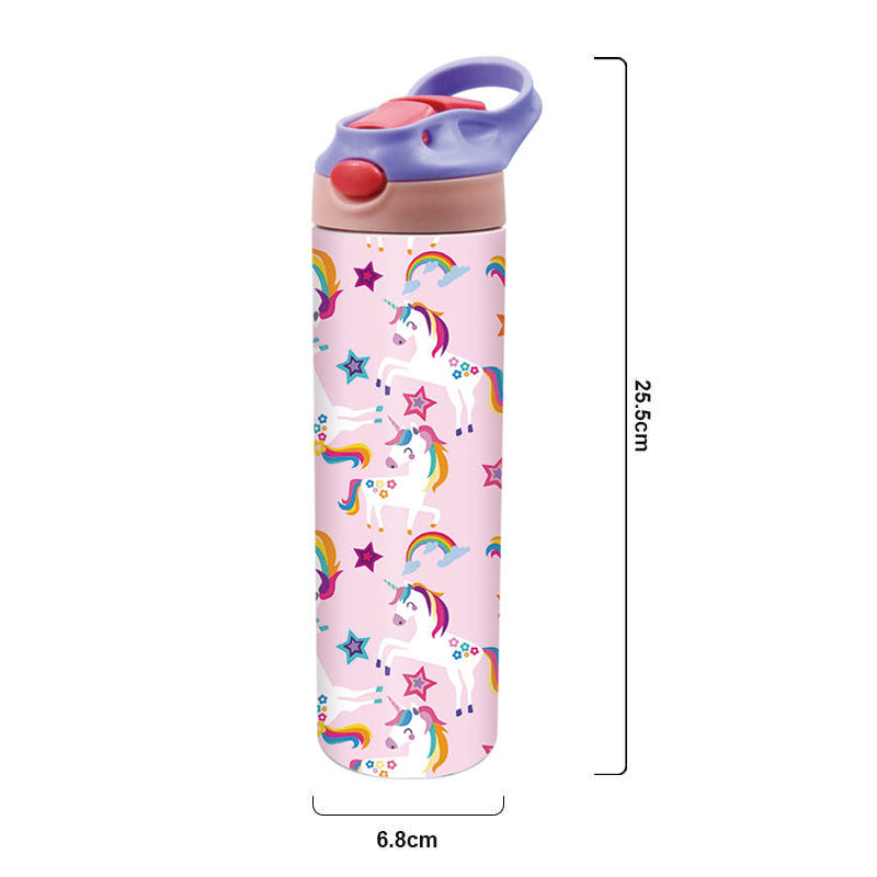 Stainless Steel Insulated Drink Bottle 590ml (20oz) - Unicorn