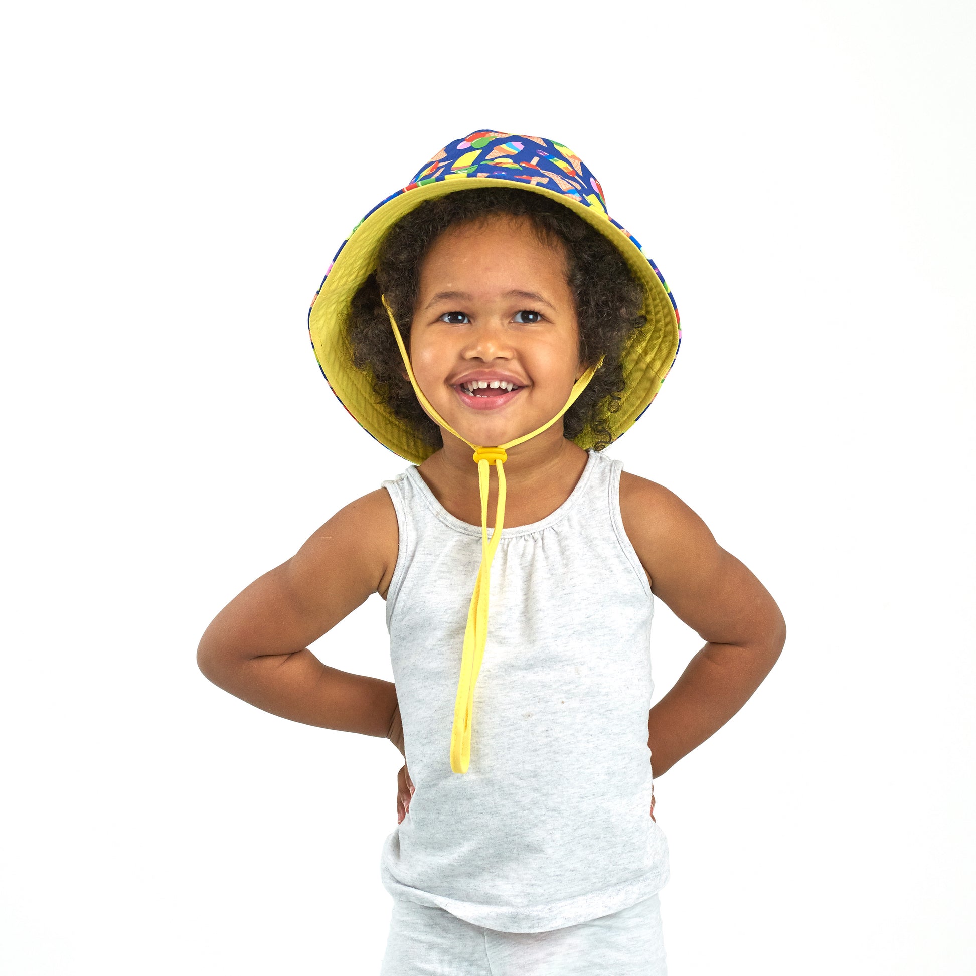 06. Ice Cream Summer Bucket Hat - 3 Little Monkeys