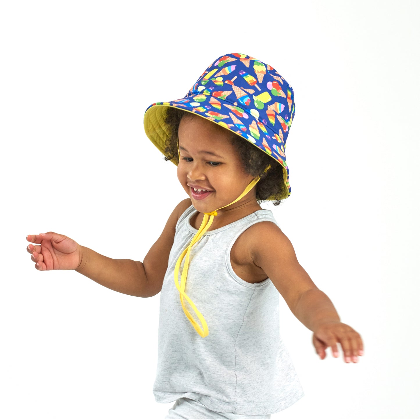 06. Ice Cream Summer Bucket Hat - 3 Little Monkeys