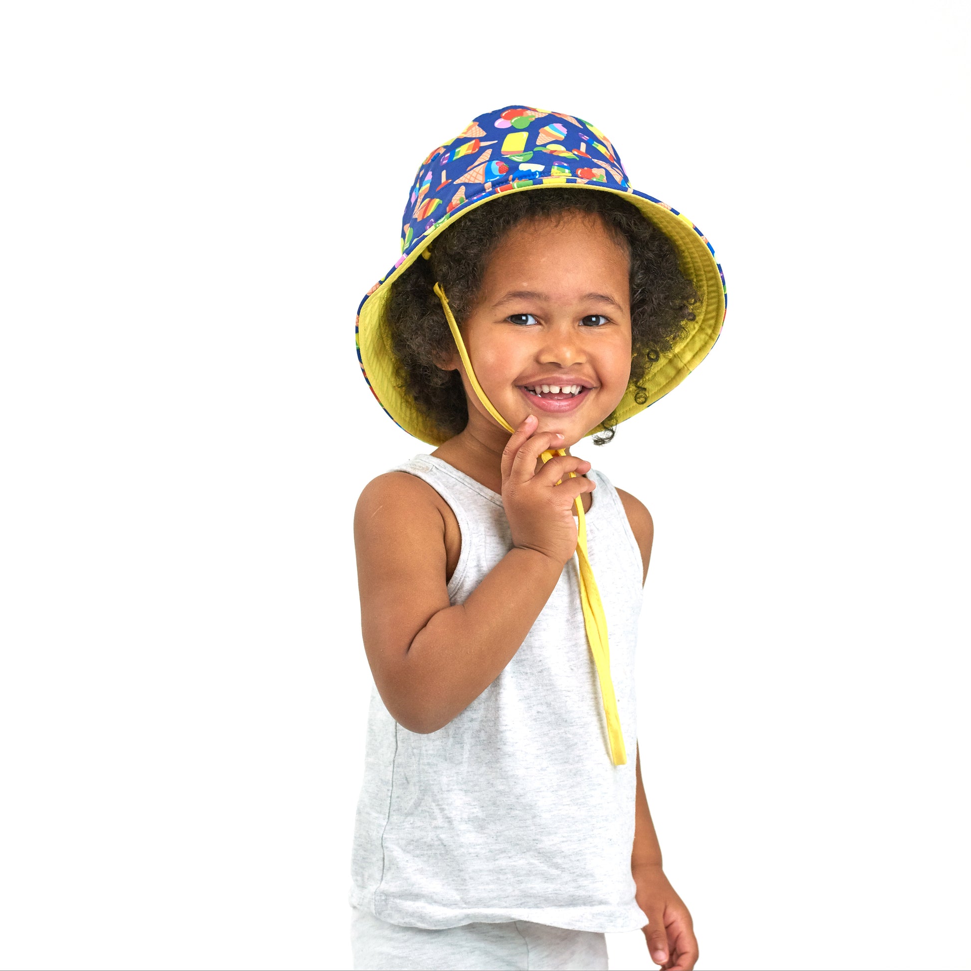 06. Ice Cream Summer Bucket Hat - 3 Little Monkeys